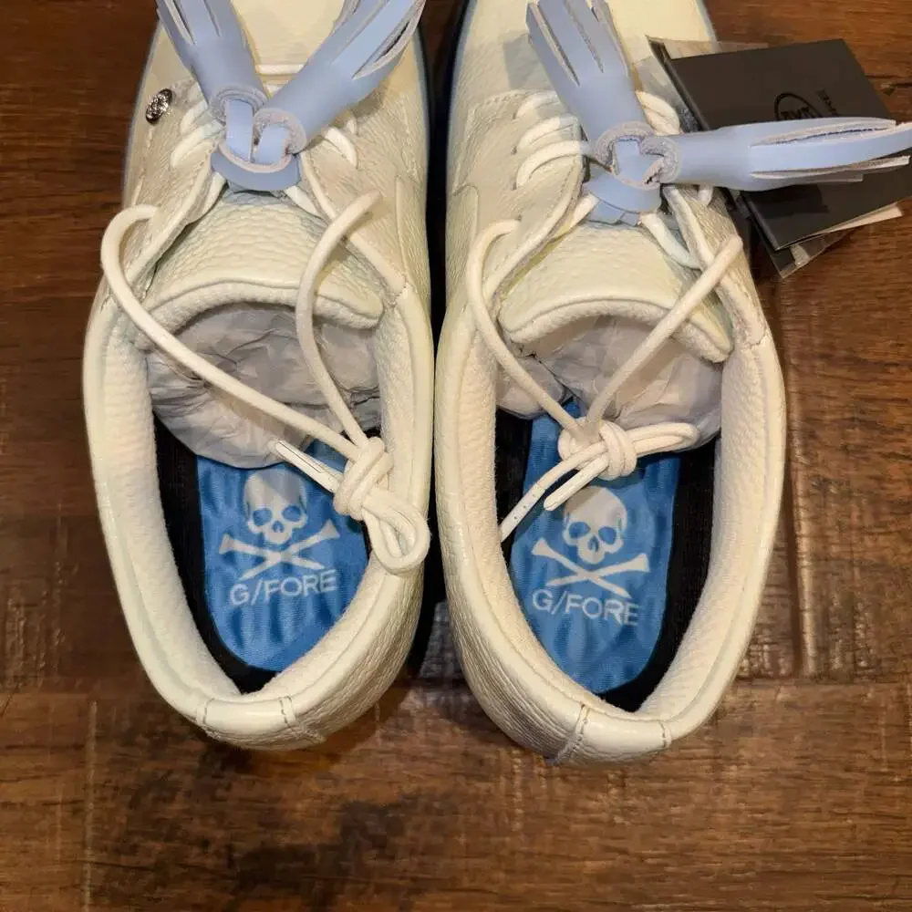 G/FORE Women's Tassel Tuxedo Gallivanter Golf Shoes - Snow/Cielo Size 6
